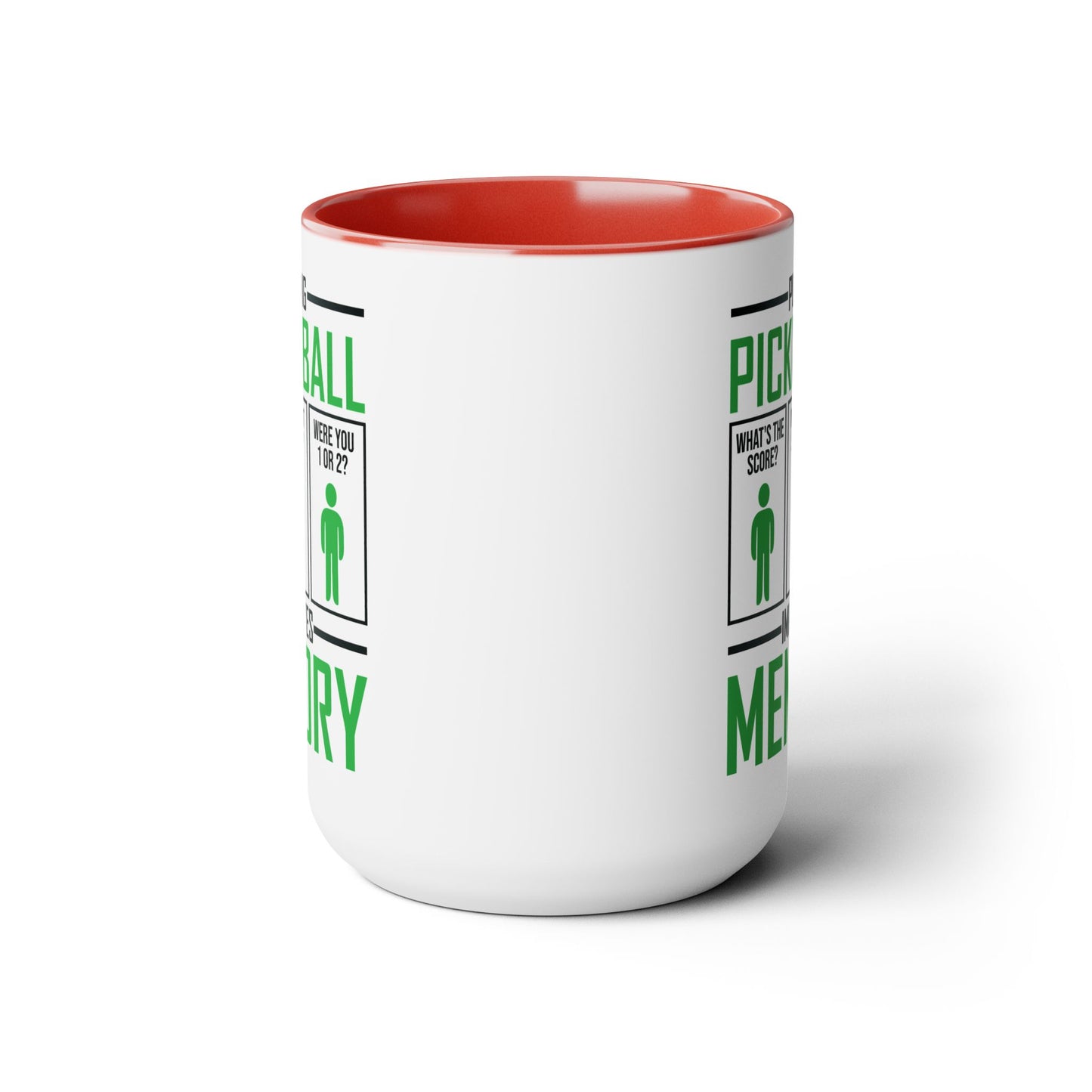 Funny Playing Pickleball Improves Memory Dink Player Coffee Mug