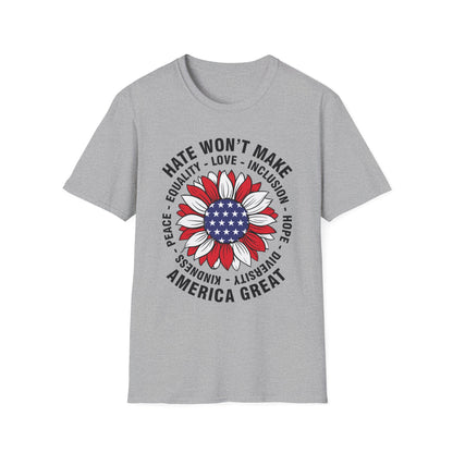Anti Trumpp 47 President Hate Won't Make America Great T-Shirt For Men Women