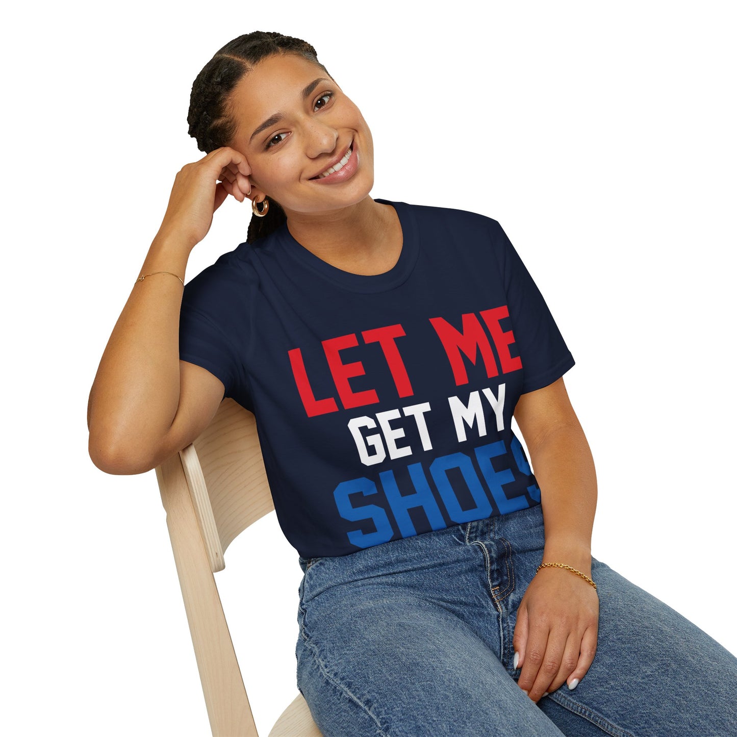 Let Me Get My Shoe Trump 2024 Re Elect President Trump T-Shirt For Men Women T-Shirt