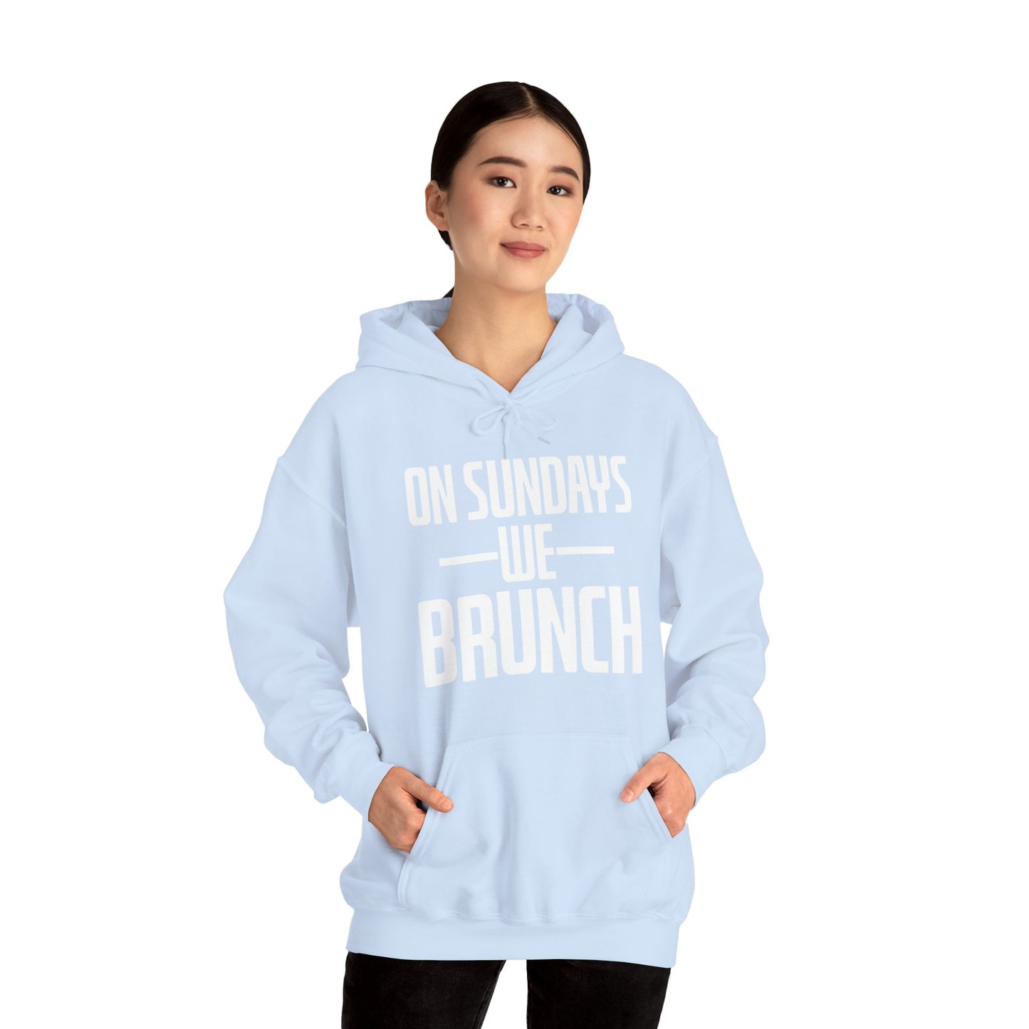 On Sundays We Brunch Friend Gift Sunday Weekend Hoodie  Men Women