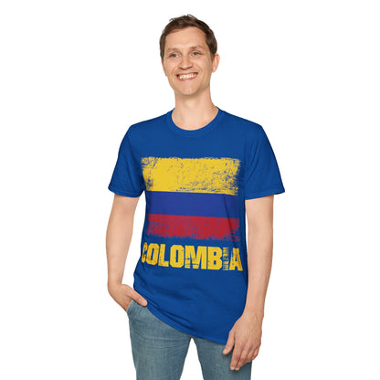 Colombia Columbian Flag Outfit T-Shirt For Men Women T-Shirt