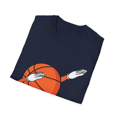 Funny Dabbing Basketball Dancing Ball Game In Shoes T-Shirt For Men Women T-Shirt