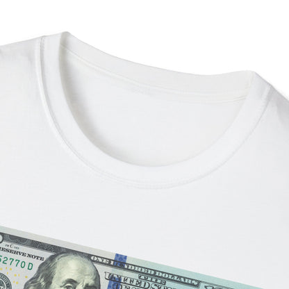 Funny Pro Trump 100 Dollar Bill Donald Trump Signature 4th of July American Patriot Support Trump Gift T-Shirt