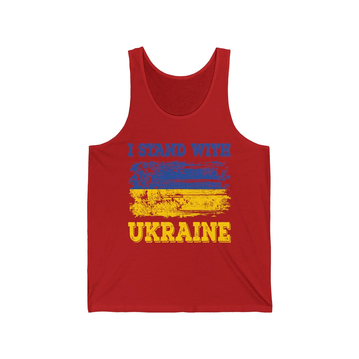 Save Ukraine Tank Tops Fist Support Stand with Ukraine Tank Tops For Men Women