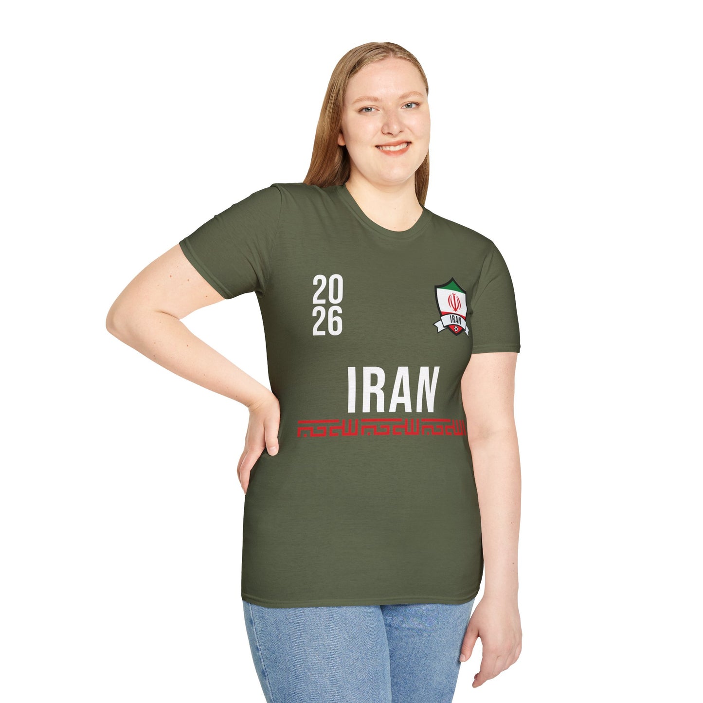Iran Soccer Tee Flag Football Shirt Gift USA 2026 T-Shirt