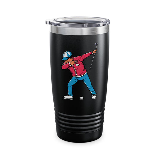 Funny Dabbing Golf Player Golfer Golfing Funny Boys Men Dab Dance Tumbler For Men Women Tumbler