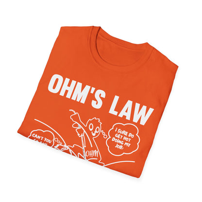 Ohms Law Funny Electrical Electronics Engineer Shirt Funny T-Shirt