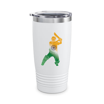 Indian Cricket Team Cricketer Fan Batsmen Flag Of India Tumbler Gift For Men Women Tumbler