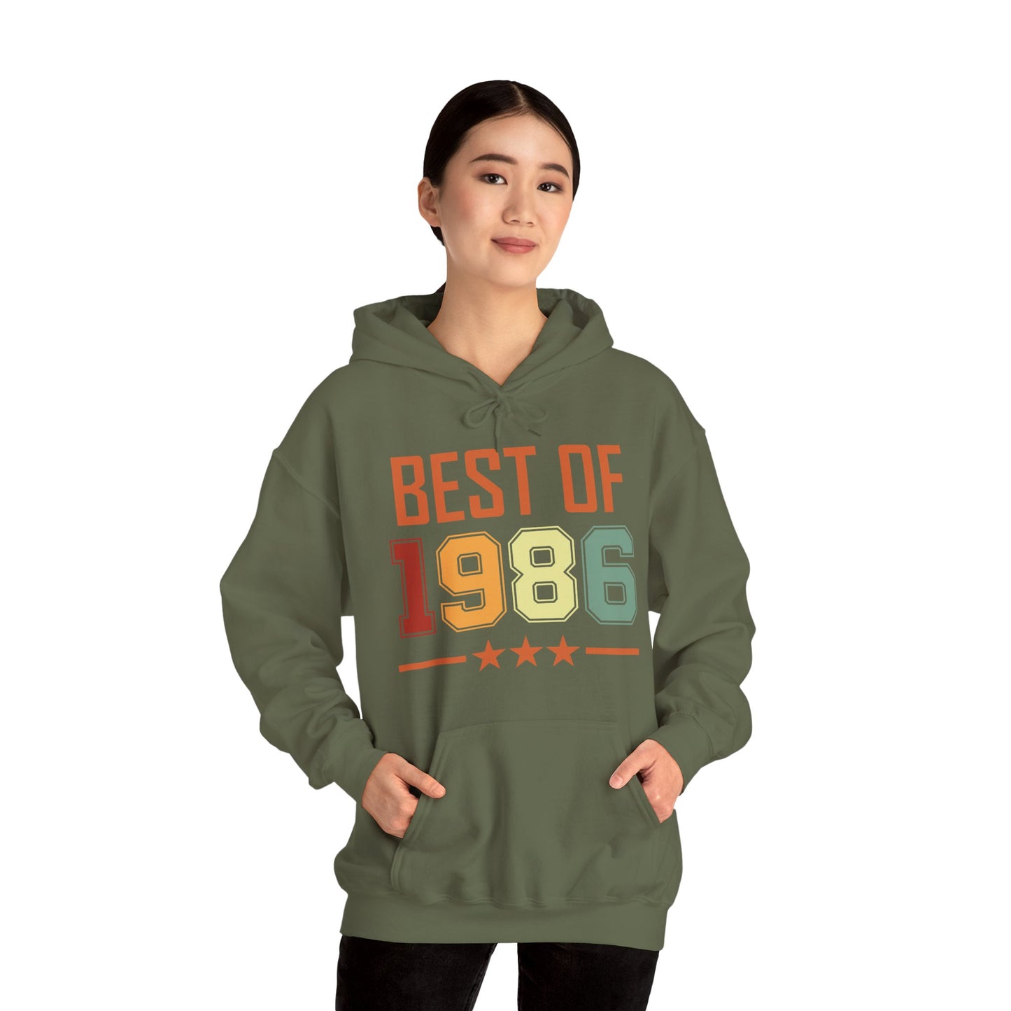 Funny Vintage Best of 1986 40 Year Old Gift 40th Birthday Hoodie For Men Women Hoodie