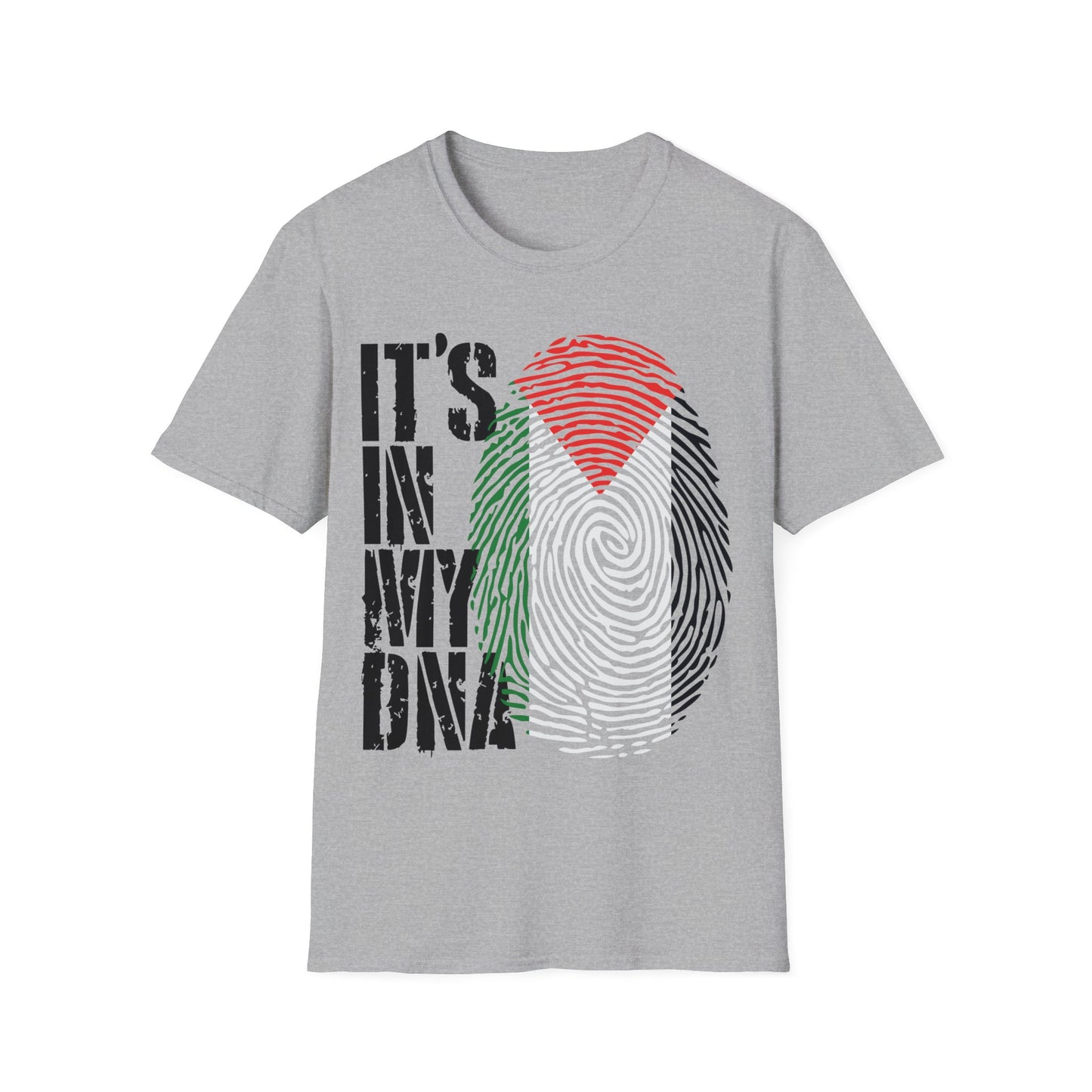 It's In My DNA Palestinian Shirt Arabic Gifts Palestine Flag T-Shirt For Men Women T-Shirt