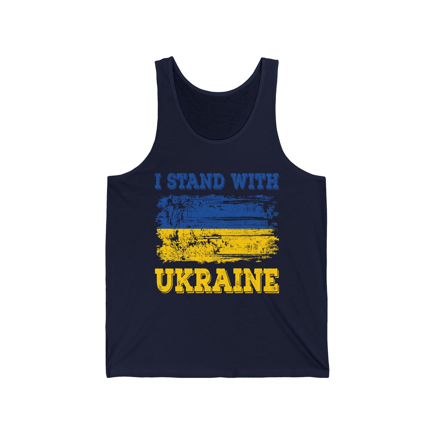 Save Ukraine Tank Tops Fist Support Stand with Ukraine Tank Tops For Men Women