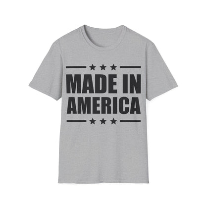 Made In America T-Shirt Patriotic Funny 4th of July Shirt T-Shirt For Men Women T-Shirt