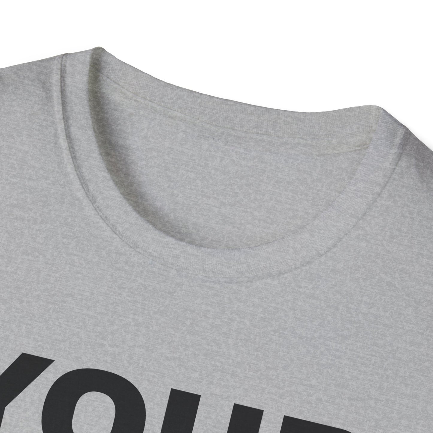 Custom Text Personalized Your Design on Unisex Softstyle T-Shirt