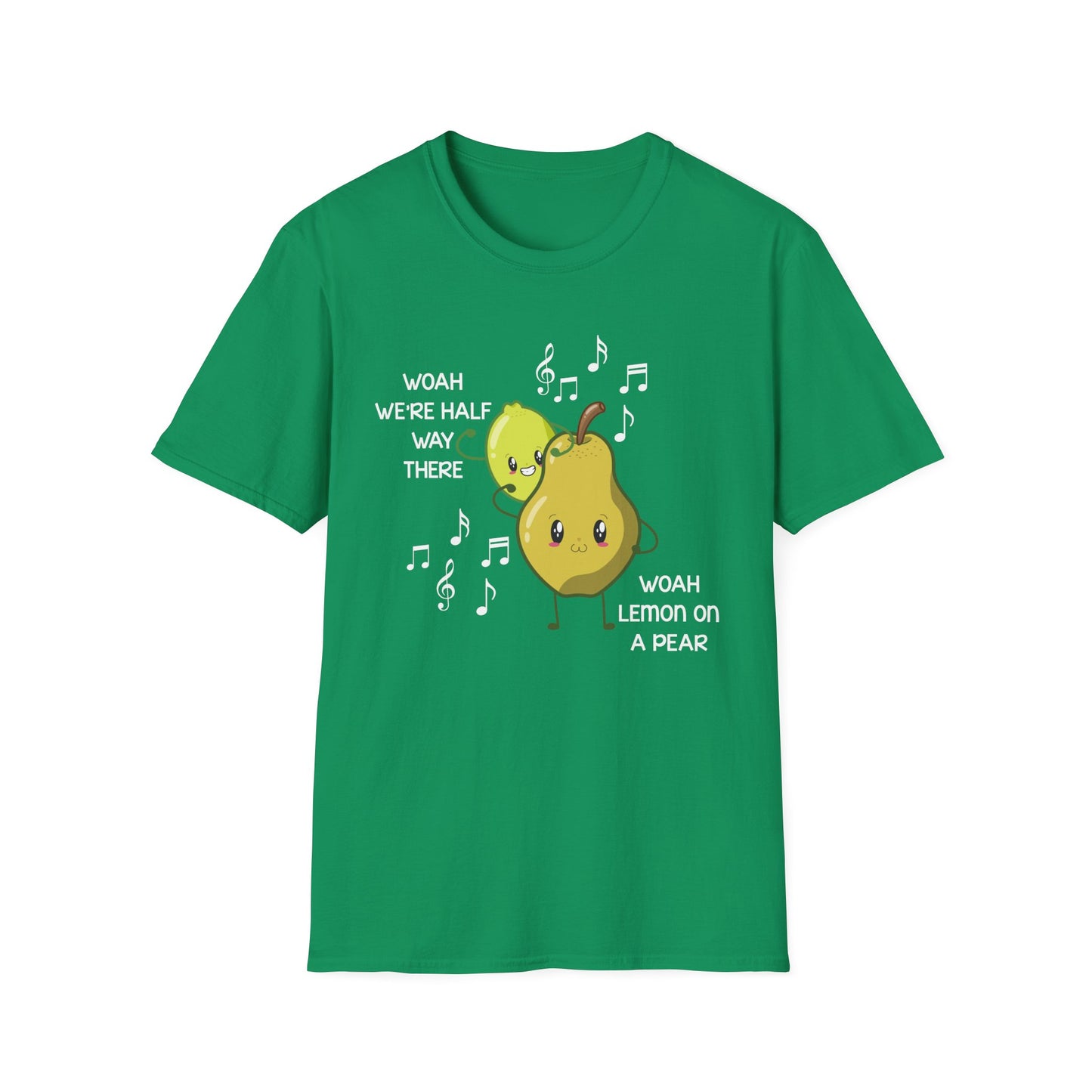 Funny Woah Lemon On A Pear Meme Unisex Softstyle T-Shirt for Teacher Foodie Travelers