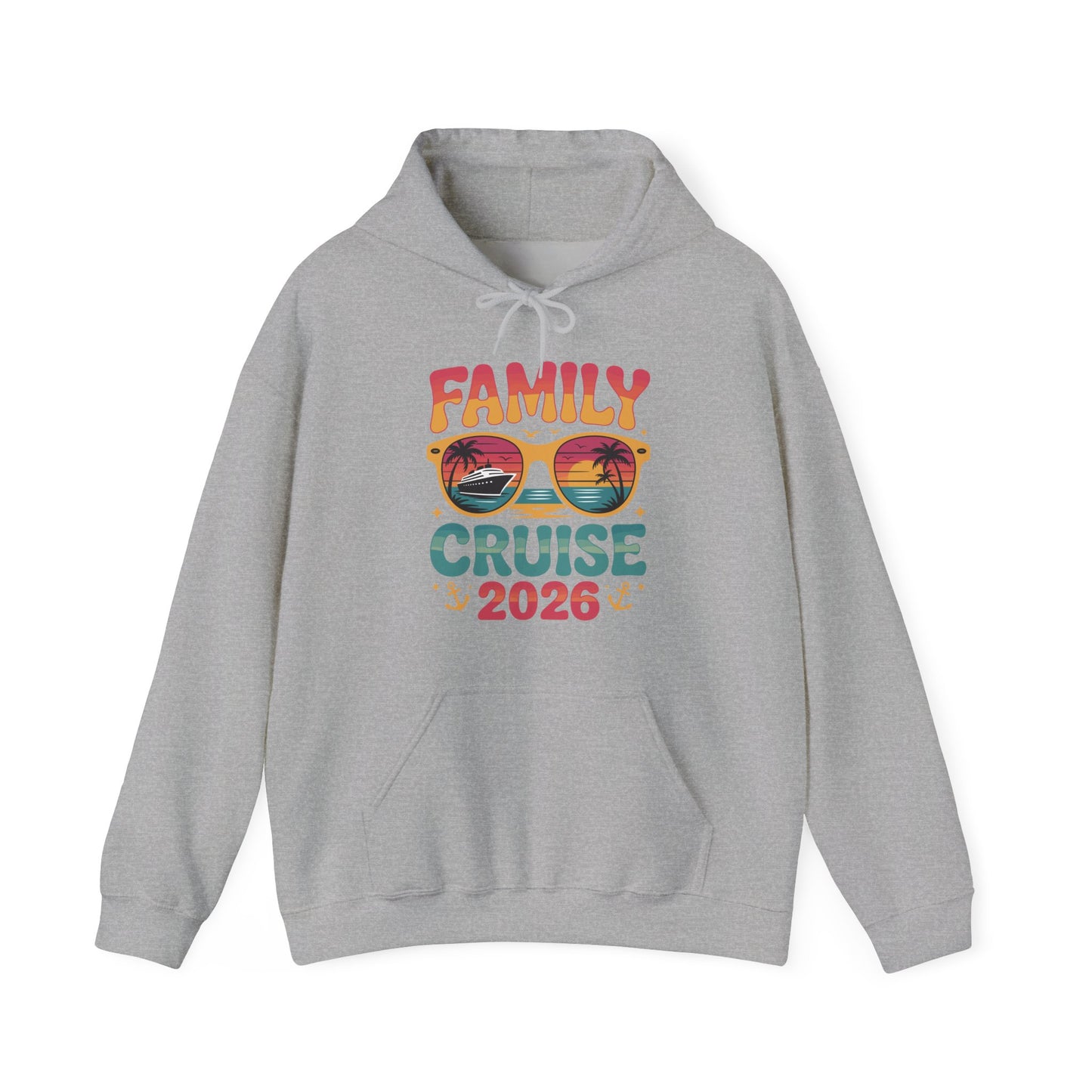 Family Cruise 2026 Summer Vacation Matching Family Cruise Hoodie For Men Women