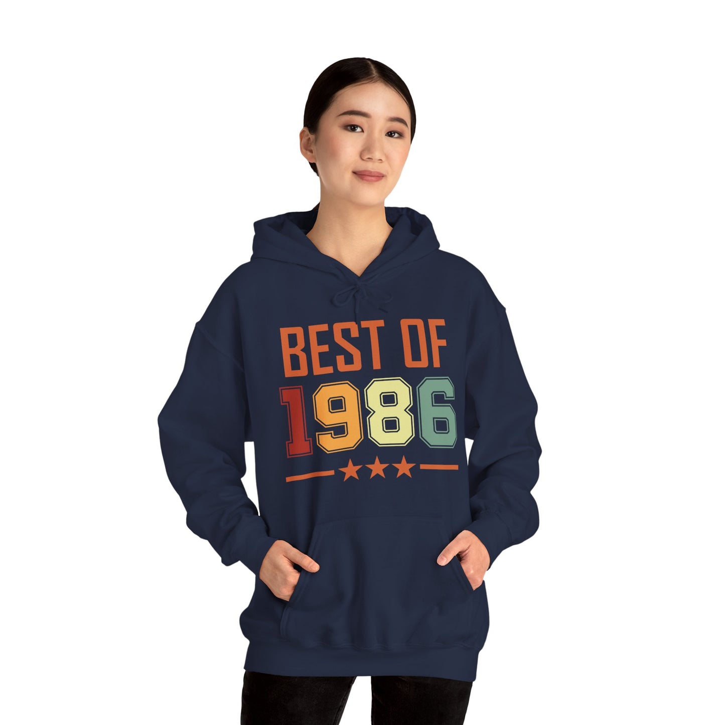 Funny Vintage Best of 1986 40 Year Old Gift 40th Birthday Hoodie For Men Women Hoodie