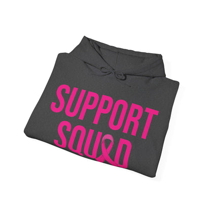 Support Squad Breast Cancer Warrior Awareness October Pink Hoodie