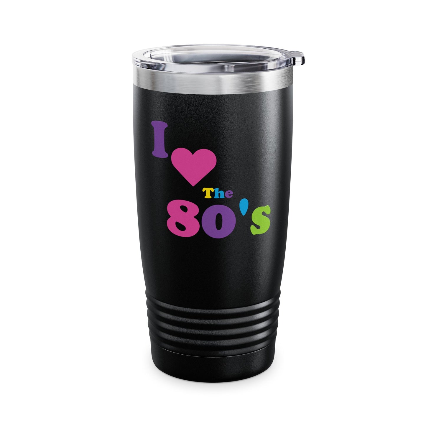 Womens I Love The 80s Tumbler Disco 80s Costumes Retro Tumbler