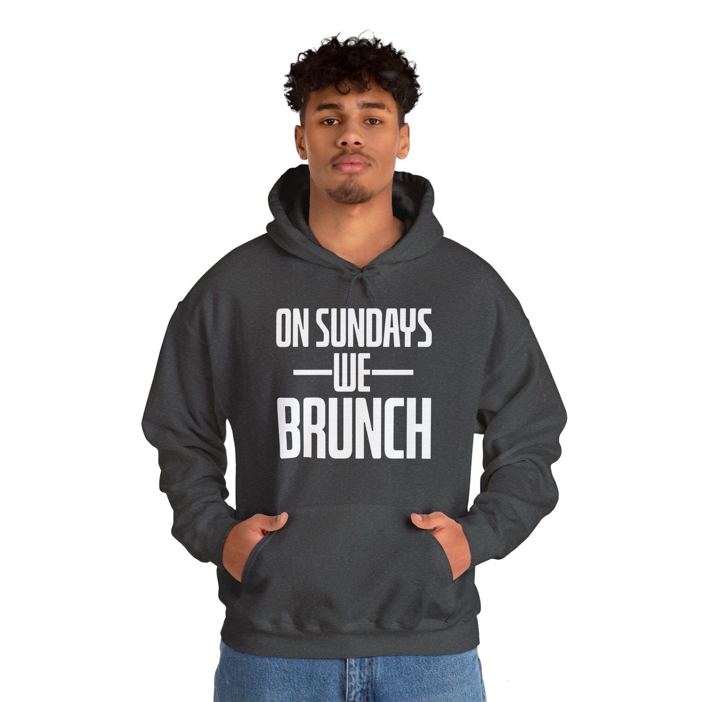 On Sundays We Brunch Friend Gift Sunday Weekend Hoodie  Men Women