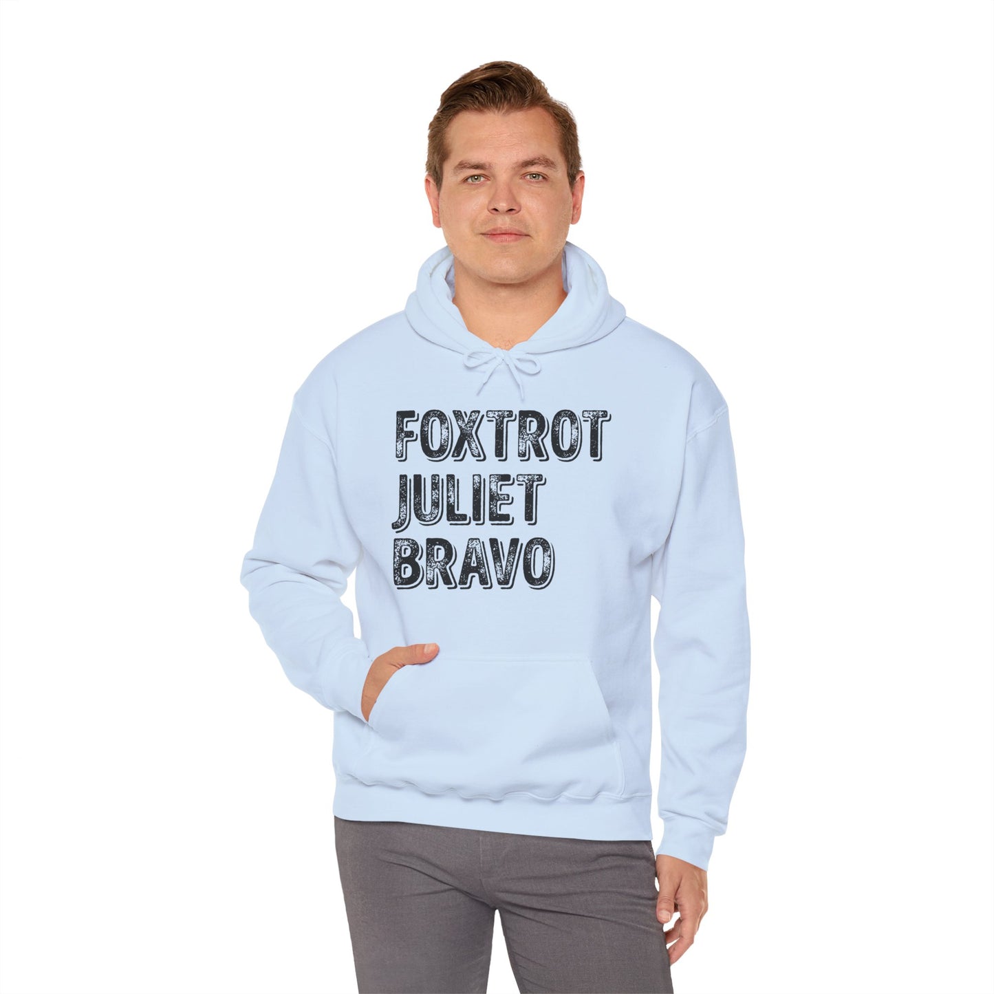 Retro Vintage Foxtrot Juliet Bravo Hoodie For Men Women