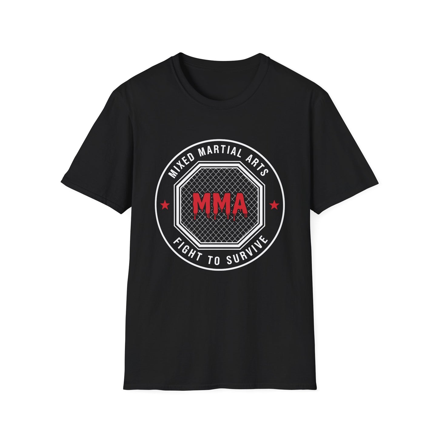 MMA Mixed Martial Arts CAGE BJJ T-Shirt