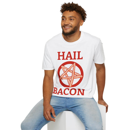 Hail Bacon Funny Bacon Food Lover Foodie Shirt for Men Hail Bacon T-Shirt