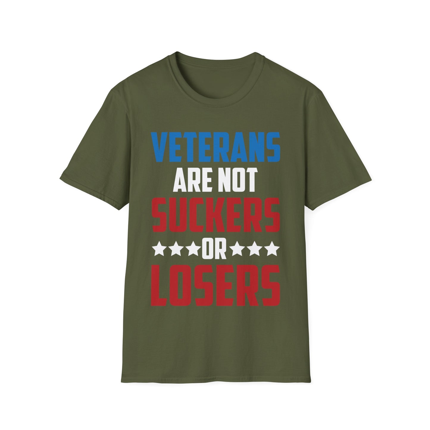 Anti Trump Veterans Are Not Suckers Or Losers Vote out 8645 T-Shirt Men Women