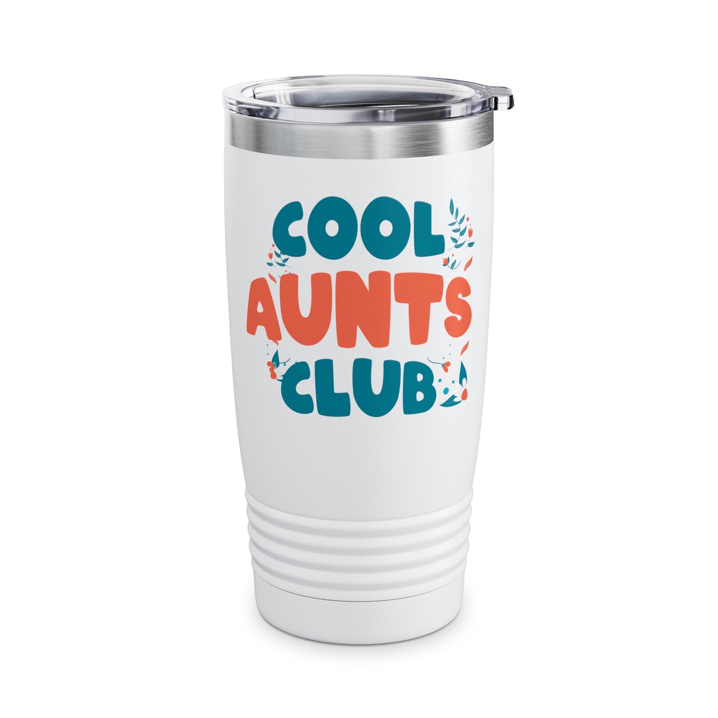 Cool Aunts Club Groovy Retro Smile Aunt Auntie Funny Mother's Day Tumbler