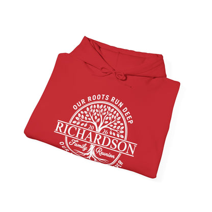 Personalized Richardson Family Reunion Our Roots Run Deep Hoodie For Men Women
