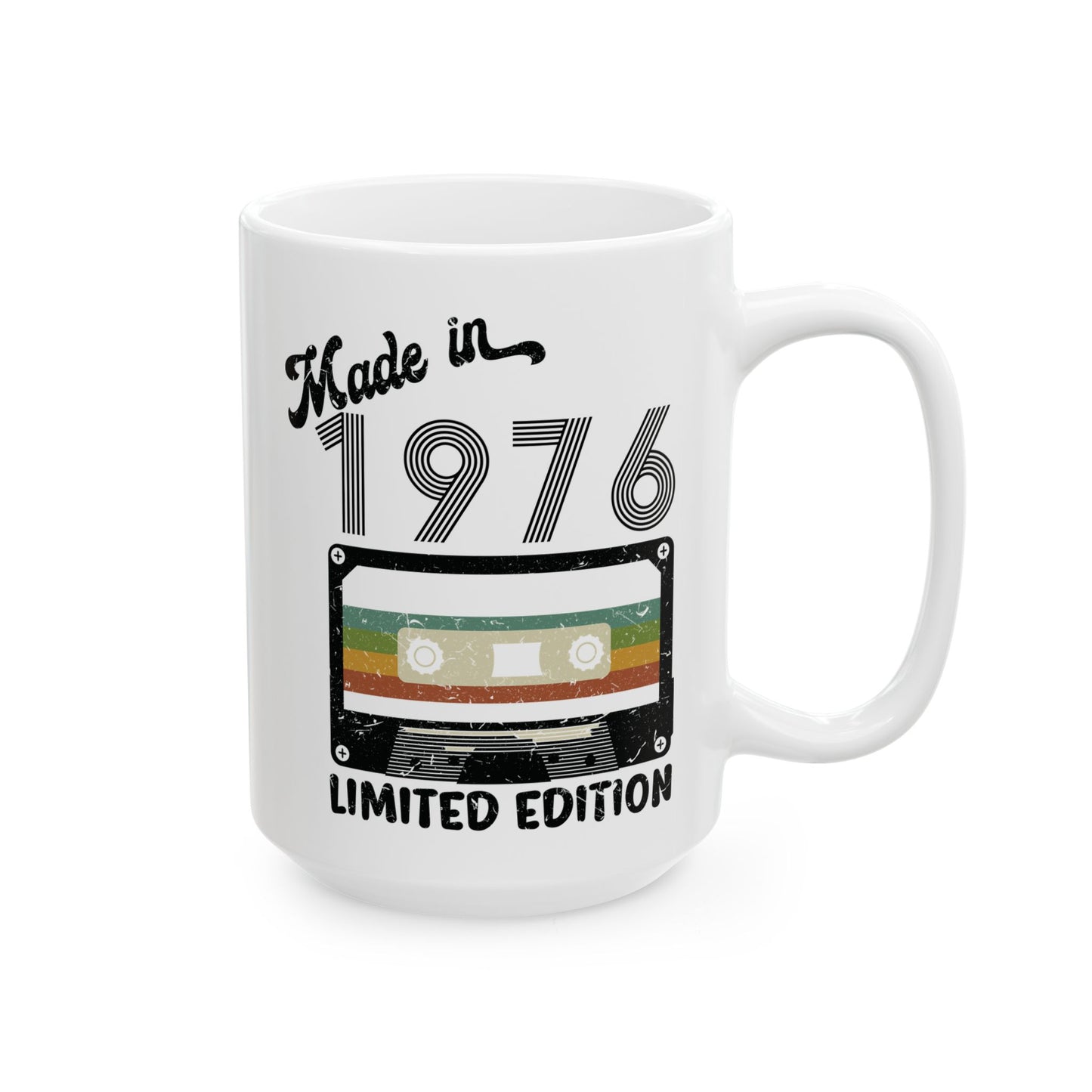 Made In 1976 Limited Edition Funny Cassette Tape Vintage Coffee Mug For Men Women