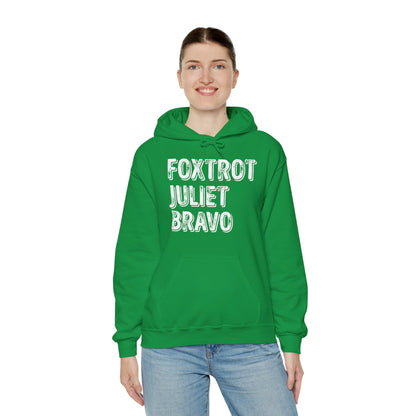 Retro Vintage Foxtrot Juliet Bravo Hoodie For Men Women