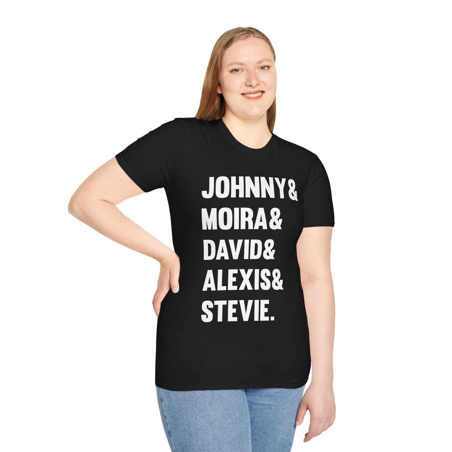 Funny Johnny Moira David Alexis And Stevie Movie TV Series T-Shirt Men Women