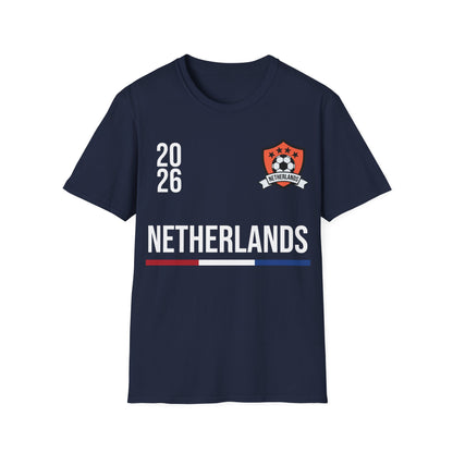 Netherlands Soccer Tee Flag Football Shirt Gift USA 2026 T-Shirt