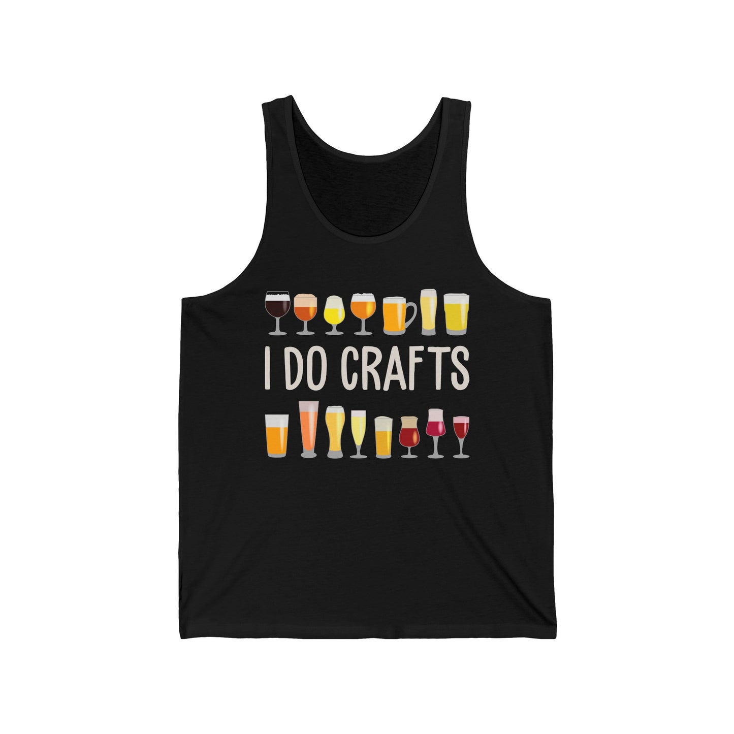 I Do Crafts Beer Vintage Craft Home Brew Art Tank Tops For Men Women
