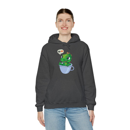 Tea-Rex In A Cup Cute T-Rex Dinosaur Kawaii Coffee Tea Funny Dino Pun Hoodie For Men Women Hoodie