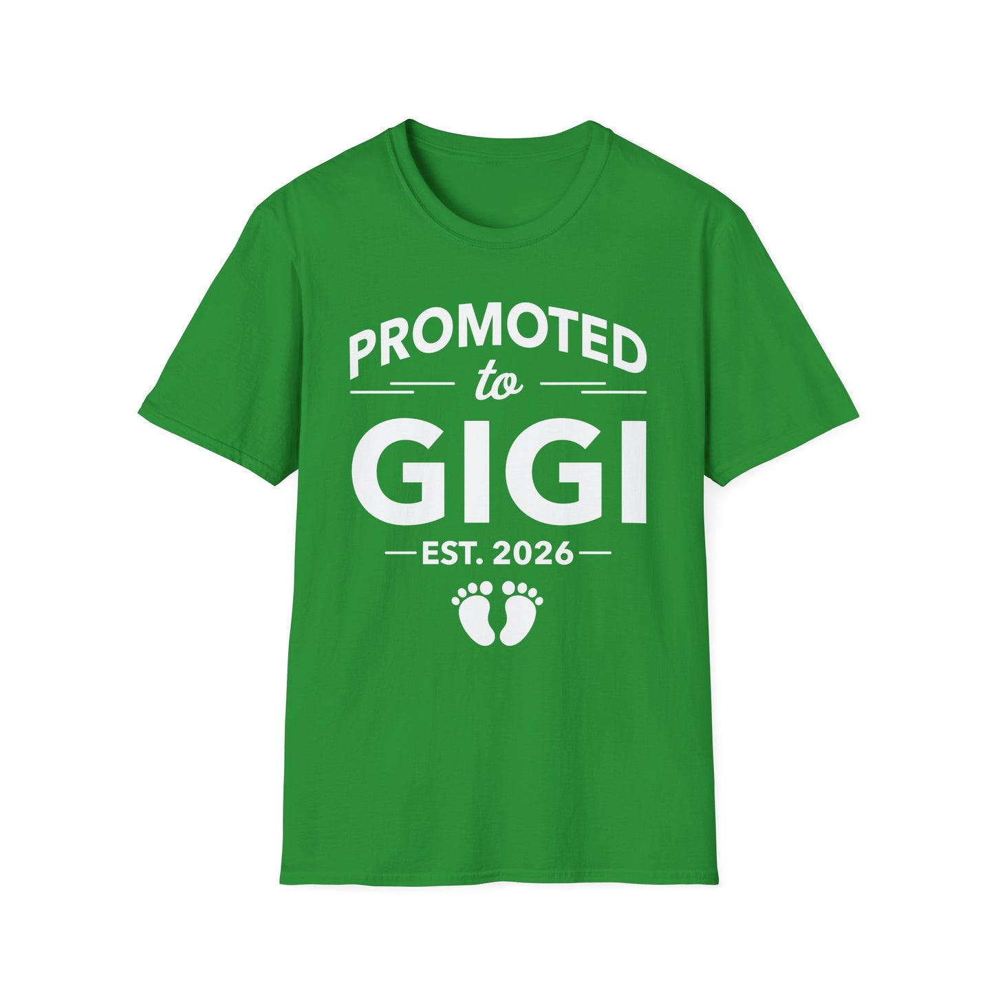 Funny Promoted To Gigi Est 2026 First Time Mothers Day T-Shirt For Women