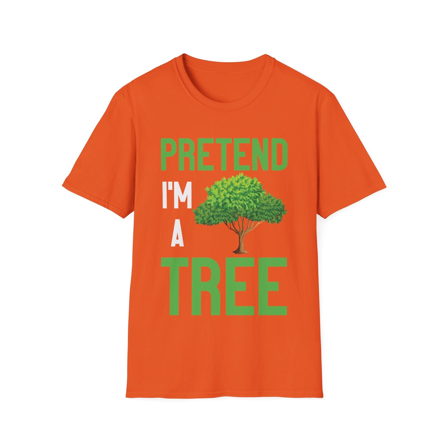 Funny Pretend I’m a Tree Tree Lazy Costume T-Shirt For Men Women