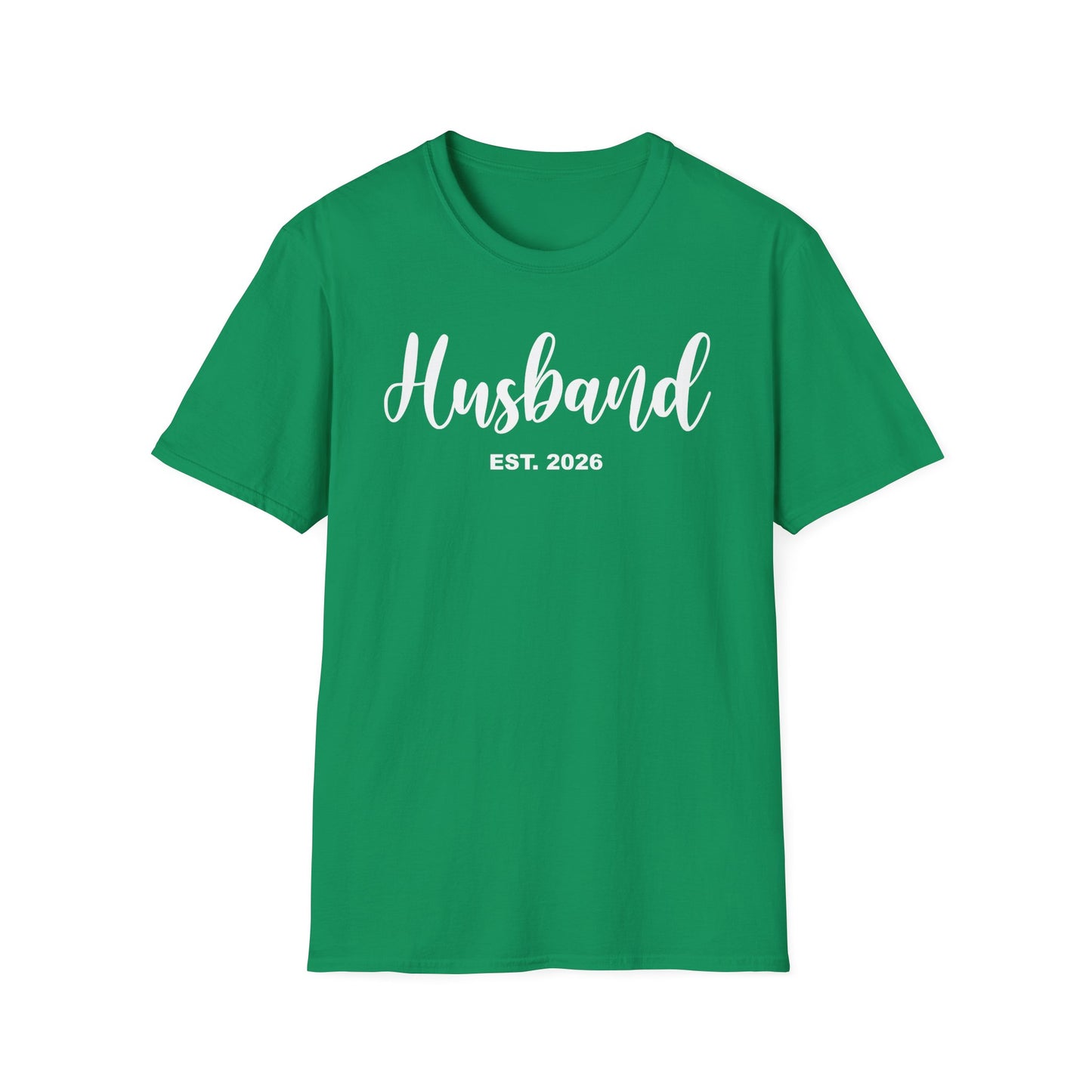 Husband Est 2026 Married Hubby Wife Honeymoon Couple Wedding T-Shirt