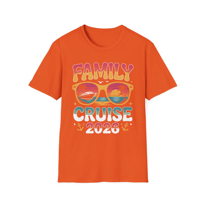 Family Cruise 2026 Summer Vacation Matching Family Cruise T-Shirt For Men Women