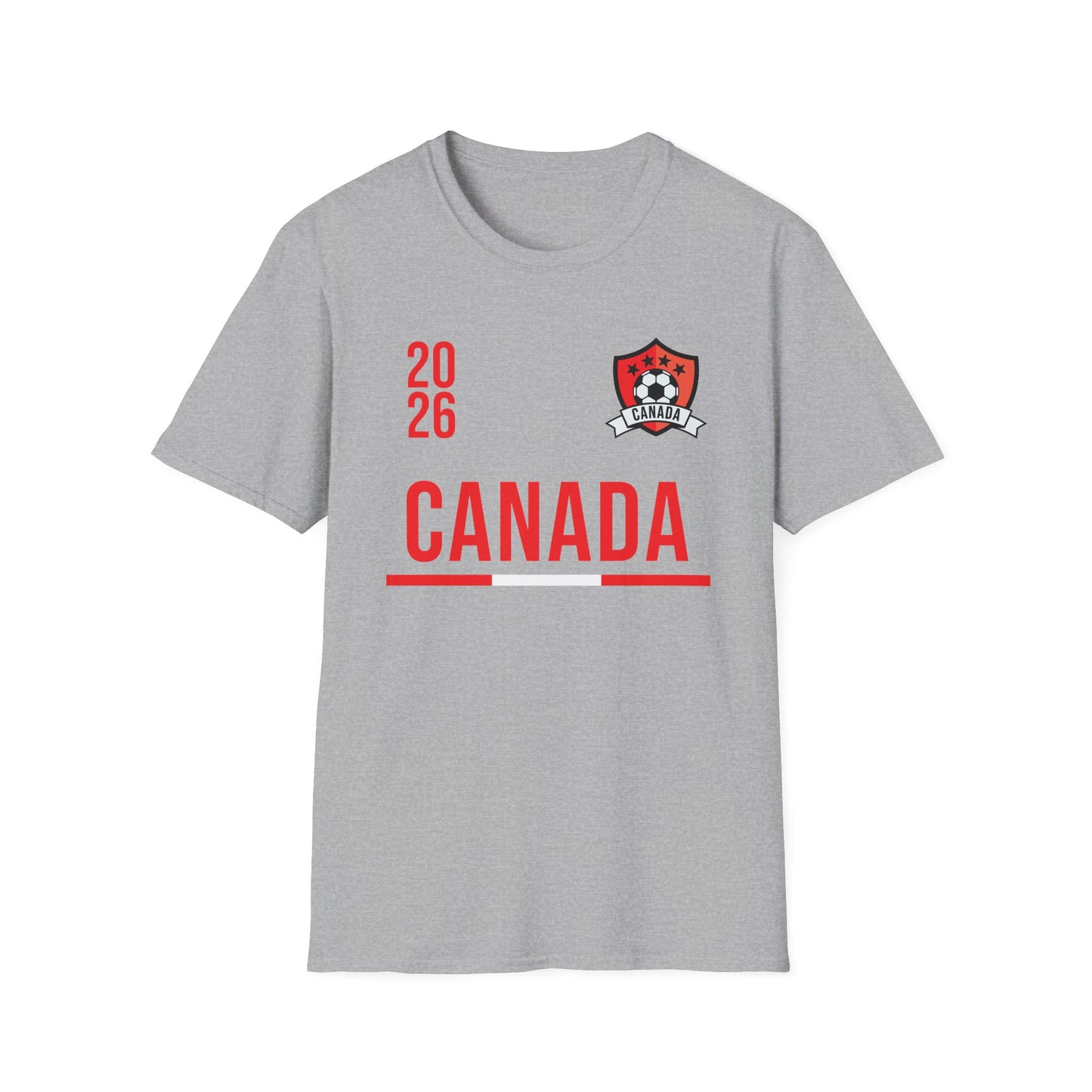 Canada Soccer Tee Flag Football Shirt Gift 2026 T-Shirt