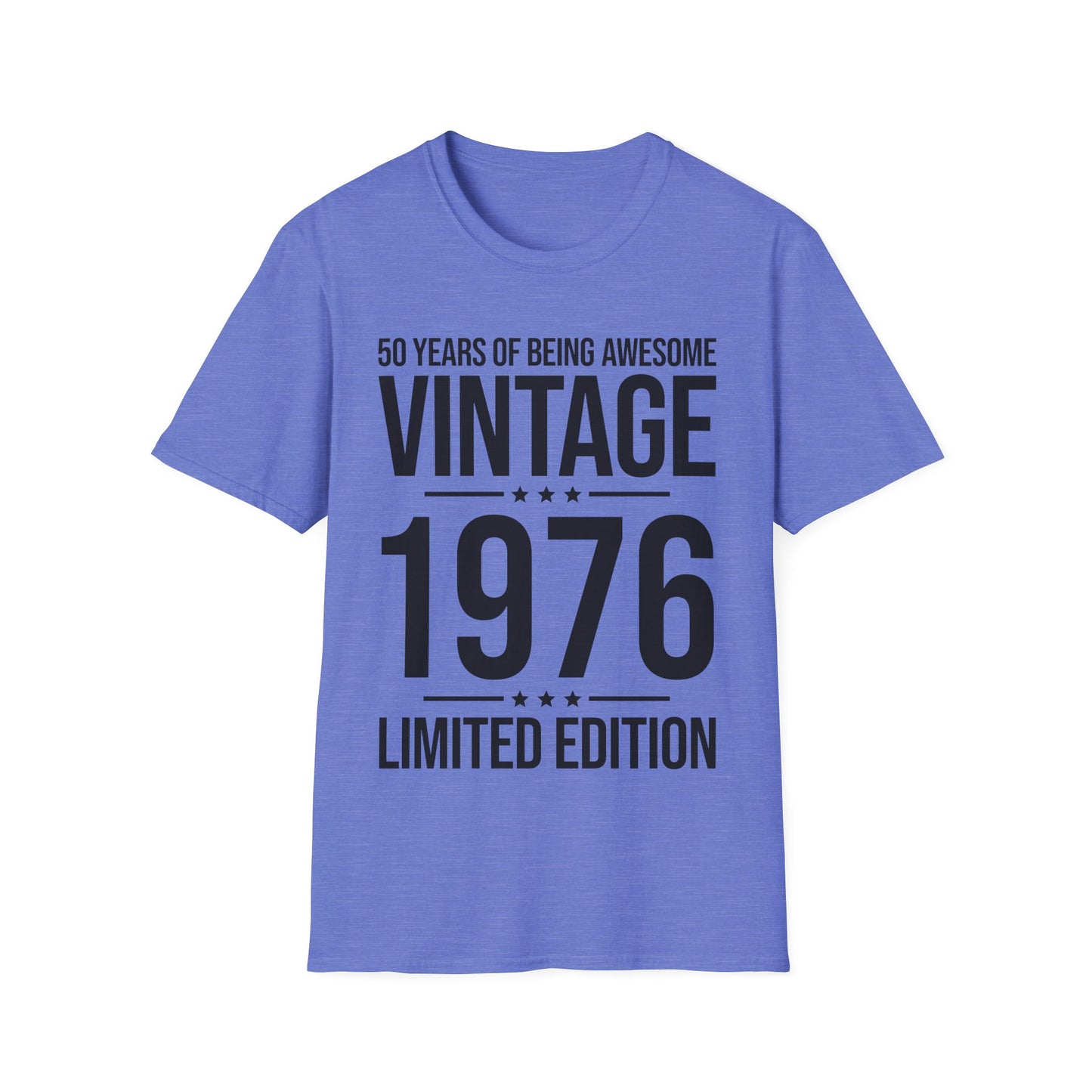 50 Year Old Gifts Vintage 1976 50 Years Awesome 50th Birthday T-Shirt