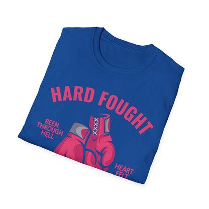Hard Fought Hallelujah Praise Jesus Lake Christian T-Shirt For Men Women