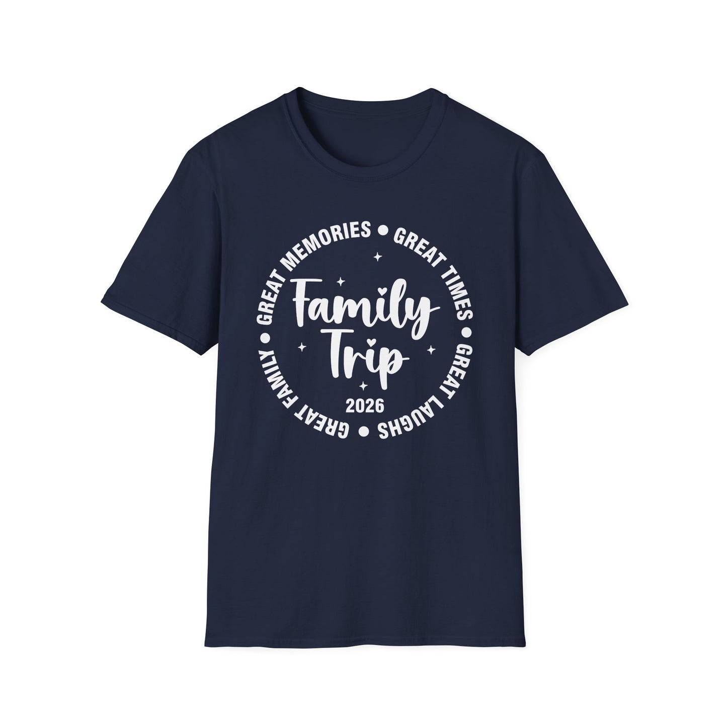 Family Trip Vacation 2026 Matching Summer Group T-Shirt For Men Women