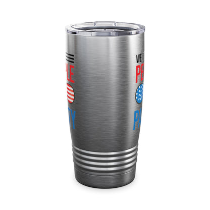 Funny We The People Like to Party Drinking 4th of July USA Independence Day Tumbler For Men Women