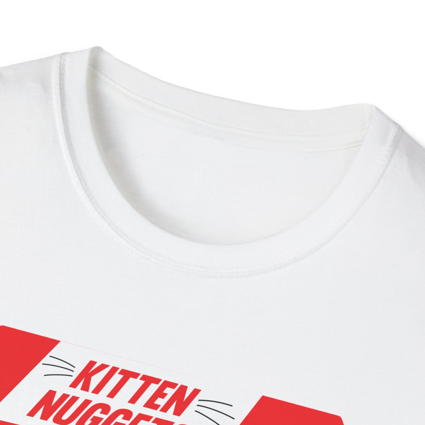 Funny Kitten Nuggets Food Pun Cat Lover Gift Chicken Nuggets T-Shirt For Men Women T-Shirt