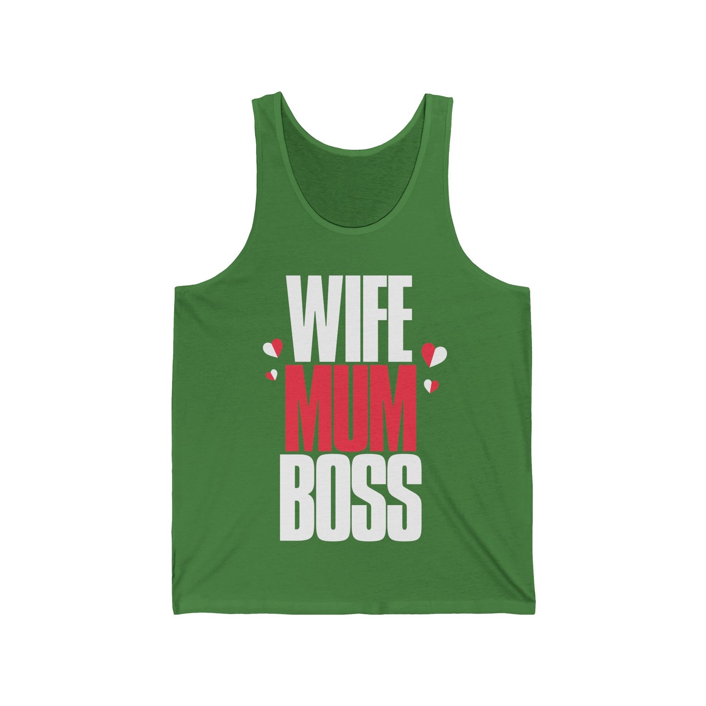 Womens Wife Mum Boss Mothers Day Mom Tank Tops