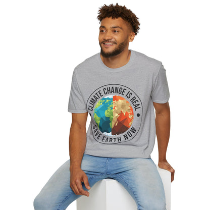 Climate Change Is Real Environmentalist Earth Advocate Save the Earth T-Shirt Men Women