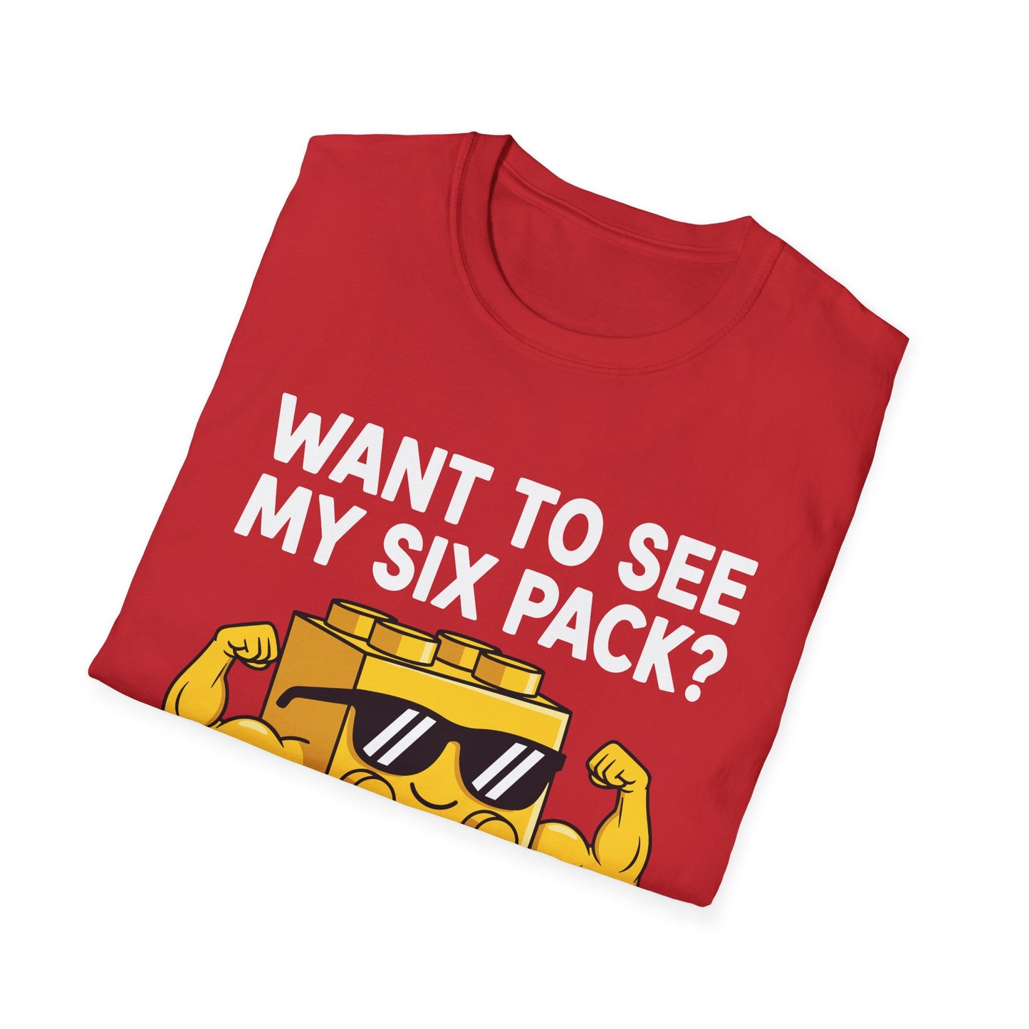 Want to See My Six Pack Bricks Lover Master Builder T-Shirt