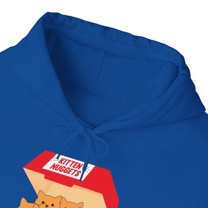 Funny Kitten Nuggets Food Pun Cat Lover Gift Chicken Nuggets Hoodie For Men Women Hoodie