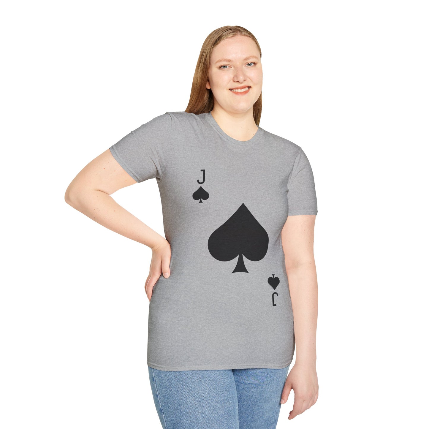 Jack of Spades Deck of Cards Halloween Costume  T-Shirt For Men